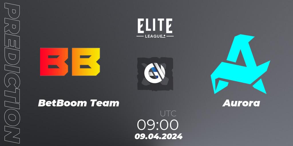 Pronósticos BetBoom Team - Aurora. 09.04.24. Elite League: Round-Robin Stage - Dota 2