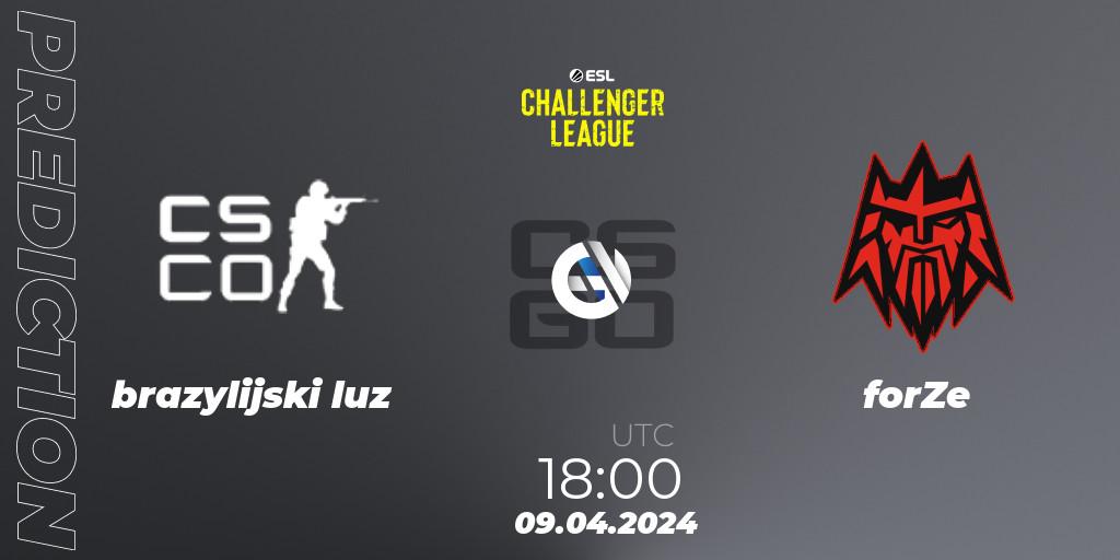 Pronósticos brazylijski luz - forZe. 09.04.24. ESL Challenger League Season 47: Europe - CS2 (CS:GO)