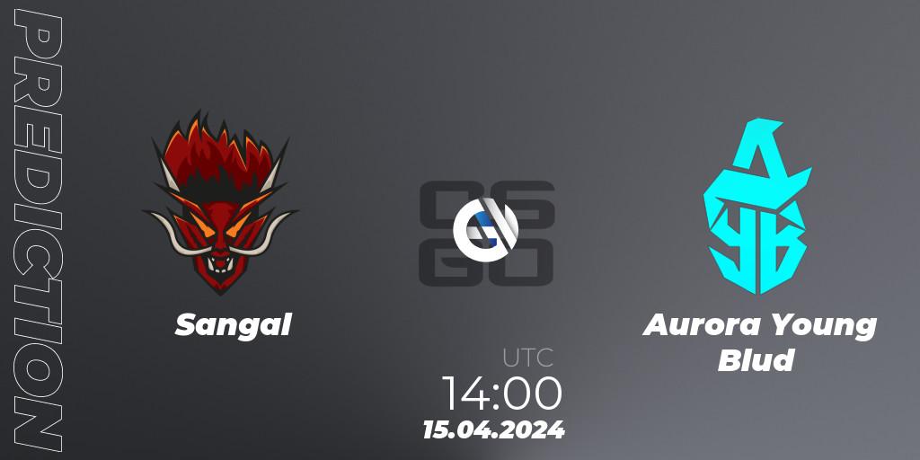 Pronósticos Sangal - Aurora Young Blud. 15.04.2024 at 14:10. CCT Season 2 Europe Series 1 Closed Qualifier - Counter-Strike (CS2)