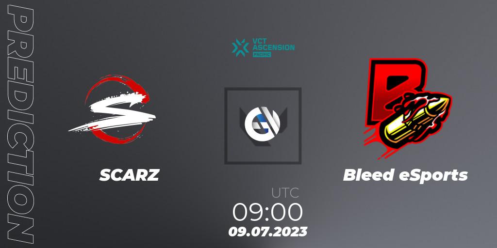 Pronósticos SCARZ - Bleed eSports. 09.07.23. VALORANT Challengers Ascension 2023: Pacific - VALORANT