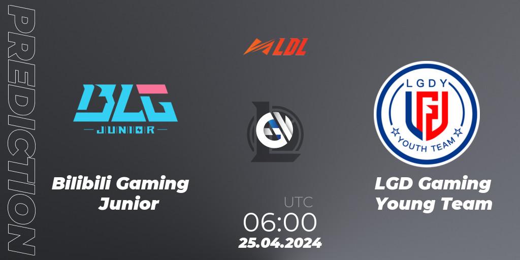 Pronósticos Bilibili Gaming Junior - LGD Gaming Young Team. 25.04.24. LDL 2024 - Stage 2 - LoL