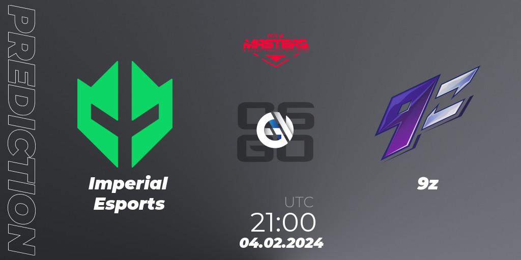 Pronósticos Imperial Esports - 9z. 04.02.2024 at 21:00. ACE South American Masters Spring 2024 - A BLAST Premier Qualifier - Counter-Strike (CS2)