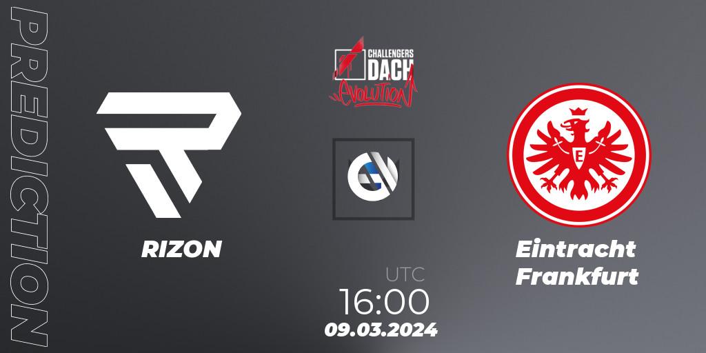 Pronósticos RIZON - Eintracht Frankfurt. 09.03.2024 at 19:00. VALORANT Challengers 2024 DACH: Evolution Split 1 - VALORANT