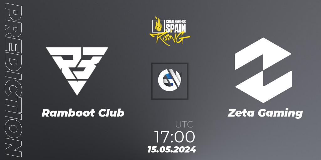 Pronósticos Ramboot Club - Zeta Gaming. 15.05.2024 at 17:00. VALORANT Challengers 2024 Spain: Rising Split 2 - VALORANT