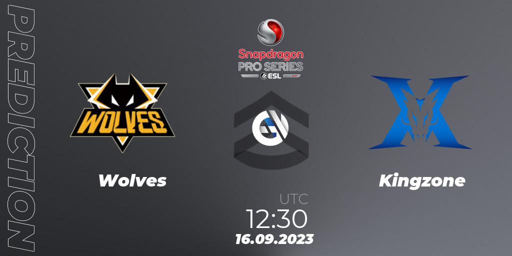 Pronósticos Wolves - Kingzone. 16.09.2023 at 12:30. Snapdragon Pro Series Fall Season - Call of Duty