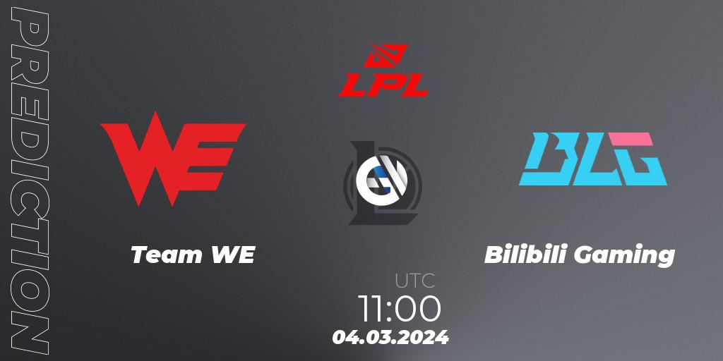 Pronósticos Team WE - Bilibili Gaming. 04.03.24. LPL Spring 2024 - Group Stage - LoL