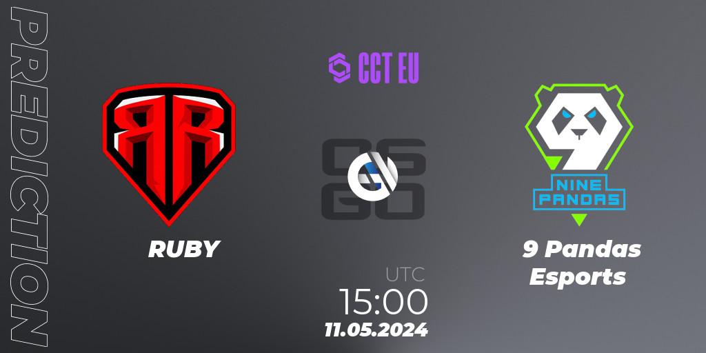 Pronósticos RUBY - 9 Pandas Esports. 11.05.2024 at 15:05. CCT Season 2 Europe Series 2 - Counter-Strike (CS2)