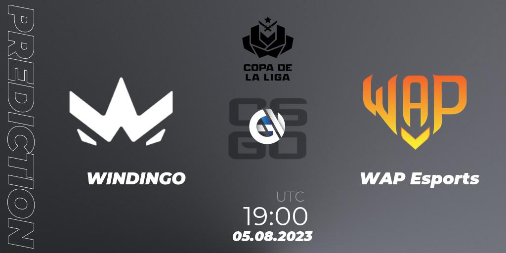 Pronósticos WINDINGO - WAP Esports. 07.08.23. La Copa de La Liga 2023 - CS2 (CS:GO)