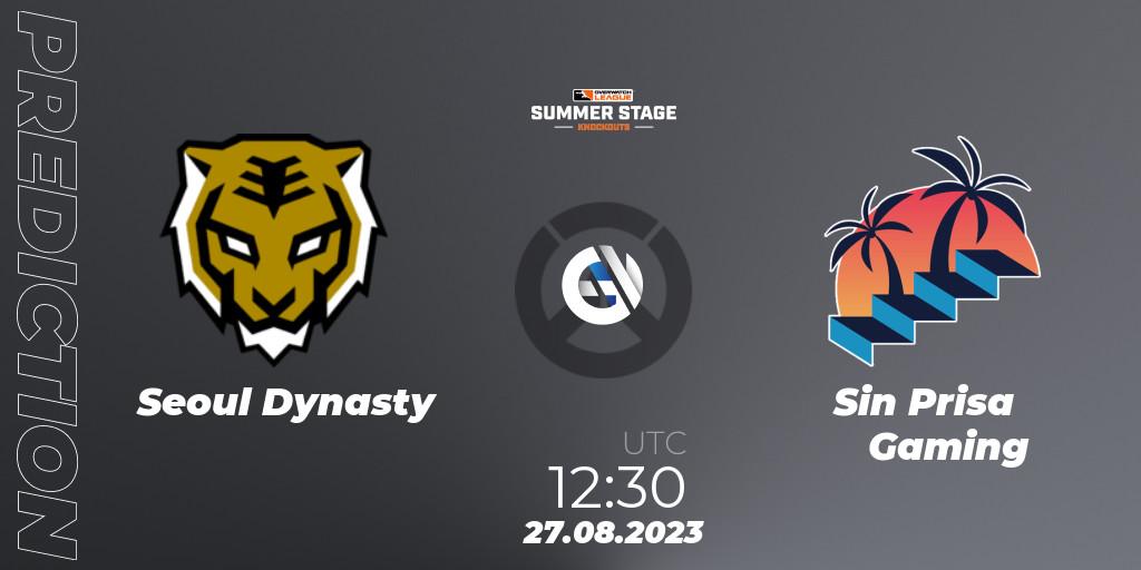 Pronósticos Seoul Dynasty - Sin Prisa Gaming. 03.09.23. Overwatch League 2023 - Summer Stage Knockouts - Overwatch