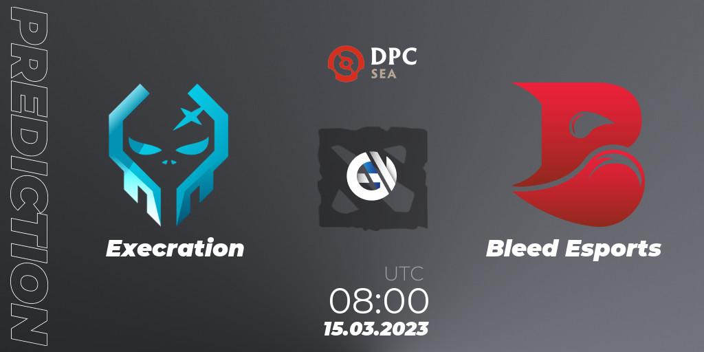 Pronósticos Execration - Bleed Esports. 15.03.2023 at 08:00. DPC 2023 Tour 2: SEA Division I (Upper) - Dota 2