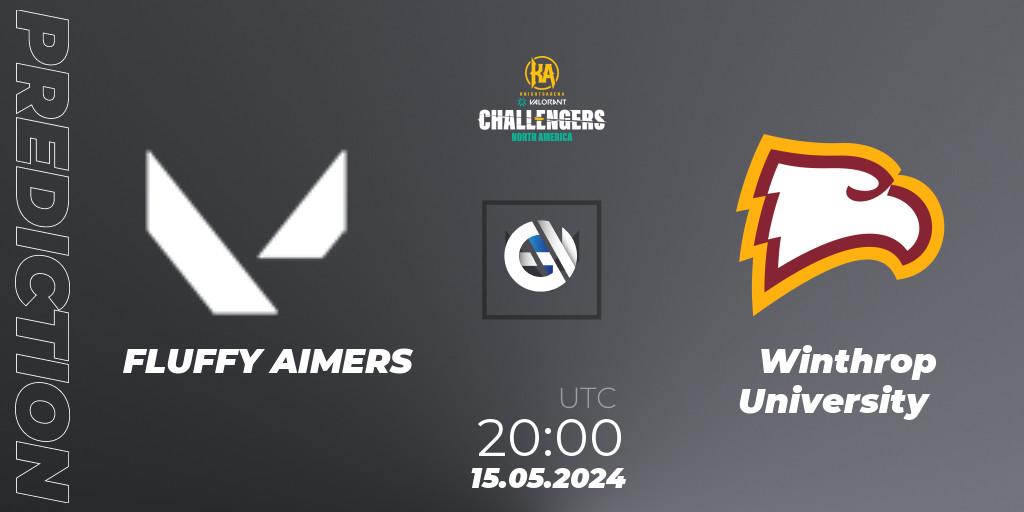 Pronósticos FLUFFY AIMERS - Winthrop University. 15.05.2024 at 20:00. VALORANT Challengers 2024: North America: Mid-Season Cup - VALORANT