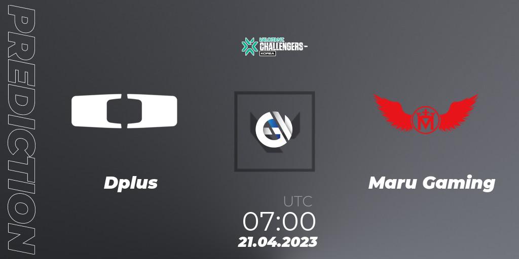 Pronósticos Dplus - Maru Gaming. 21.04.2023 at 07:00. VALORANT Challengers 2023: Korea Split 2 - Regular League - VALORANT
