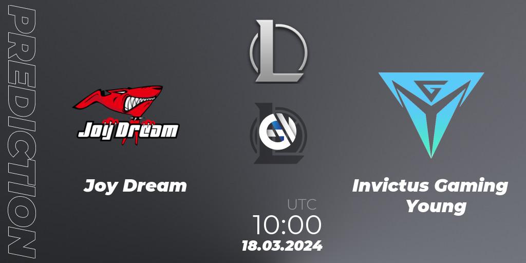 Pronósticos Joy Dream - Invictus Gaming Young. 18.03.24. LDL 2024 - Stage 1 - LoL