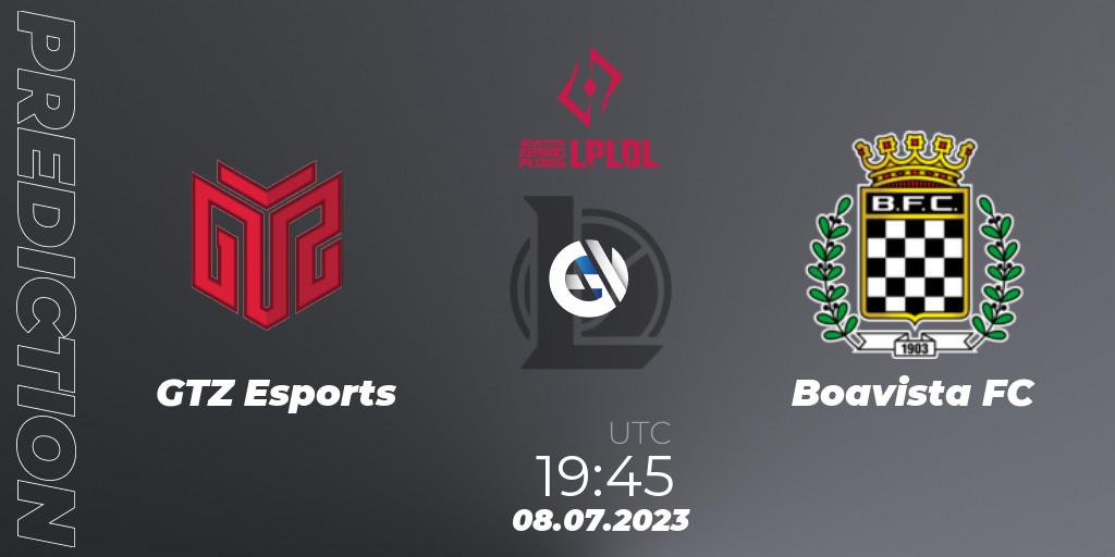 Pronósticos GTZ Esports - Boavista FC. 16.06.2023 at 19:15. LPLOL Split 2 2023 - Group Stage - LoL