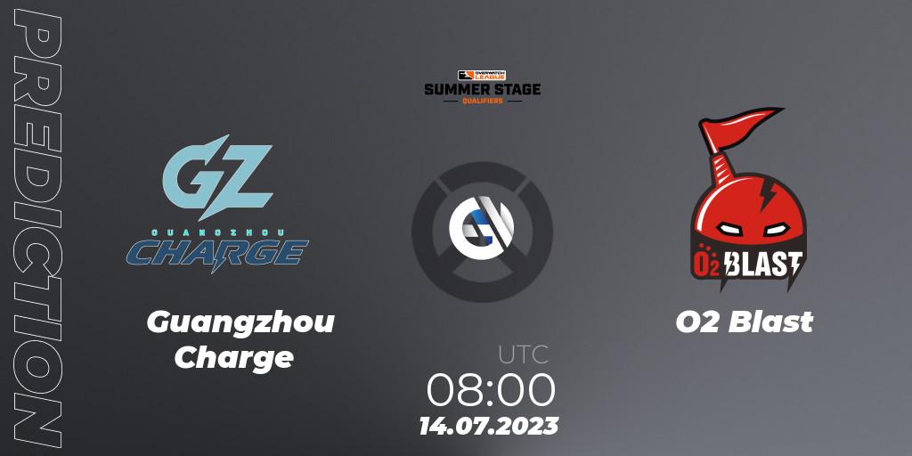 Pronósticos Guangzhou Charge - O2 Blast. 14.07.23. Overwatch League 2023 - Summer Stage Qualifiers - Overwatch