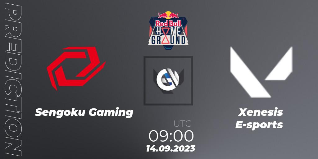 Pronósticos Sengoku Gaming - Xenesis E-sports. 14.09.2023 at 09:00. Red Bull Home Ground #4 - Japanese Qualifier - VALORANT