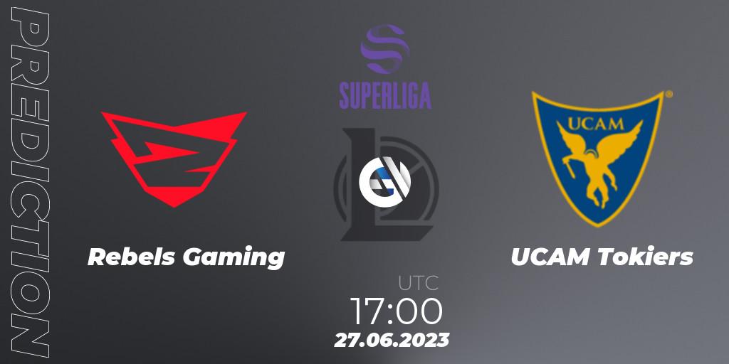 Pronósticos Rebels Gaming - UCAM Esports Club. 27.06.2023 at 16:00. Superliga Summer 2023 - Group Stage - LoL