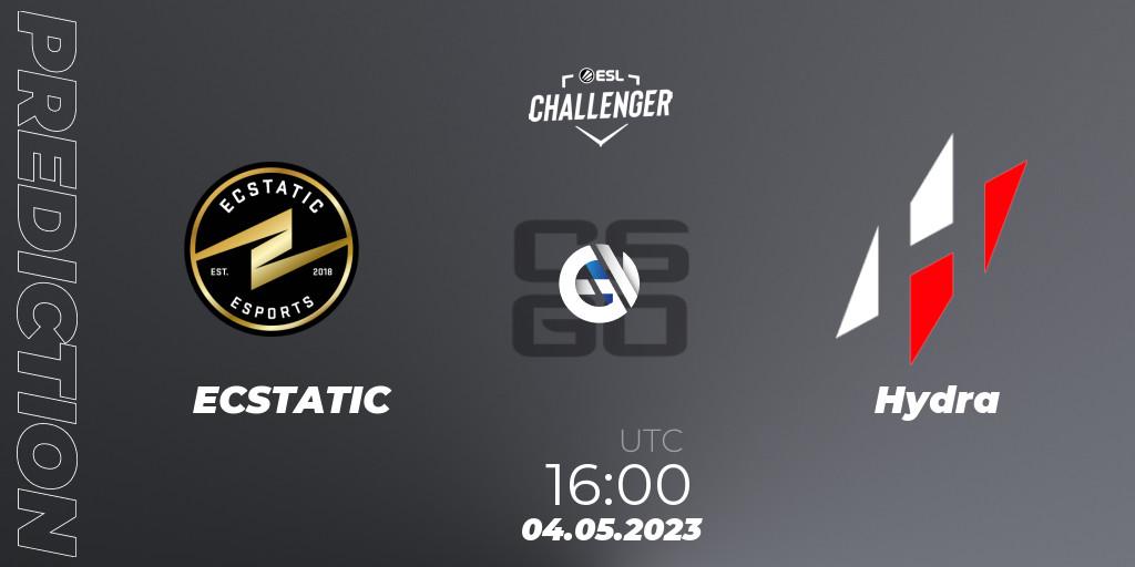 Pronósticos ECSTATIC - Hydra. 04.05.2023 at 16:00. ESL Challenger Katowice 2023: European Open Qualifier - Counter-Strike (CS2)