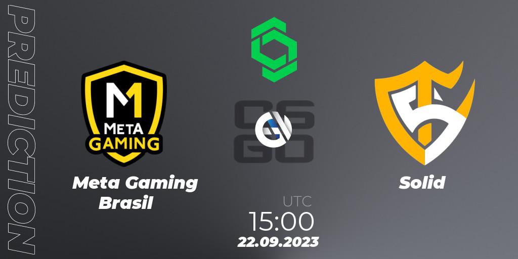 Pronósticos Meta Gaming Brasil - Solid. 22.09.2023 at 15:50. CCT South America Series #11 - Counter-Strike (CS2)