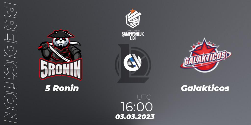 Pronósticos 5 Ronin - Galakticos. 03.03.23. TCL Winter 2023 - Group Stage - LoL