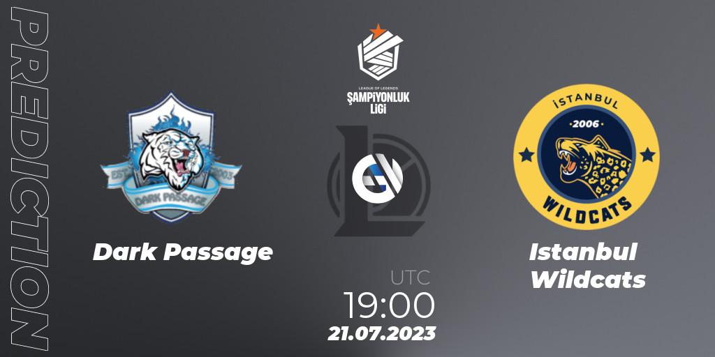 Pronósticos Dark Passage - Istanbul Wildcats. 21.07.23. TCL Summer 2023 - Group Stage - LoL