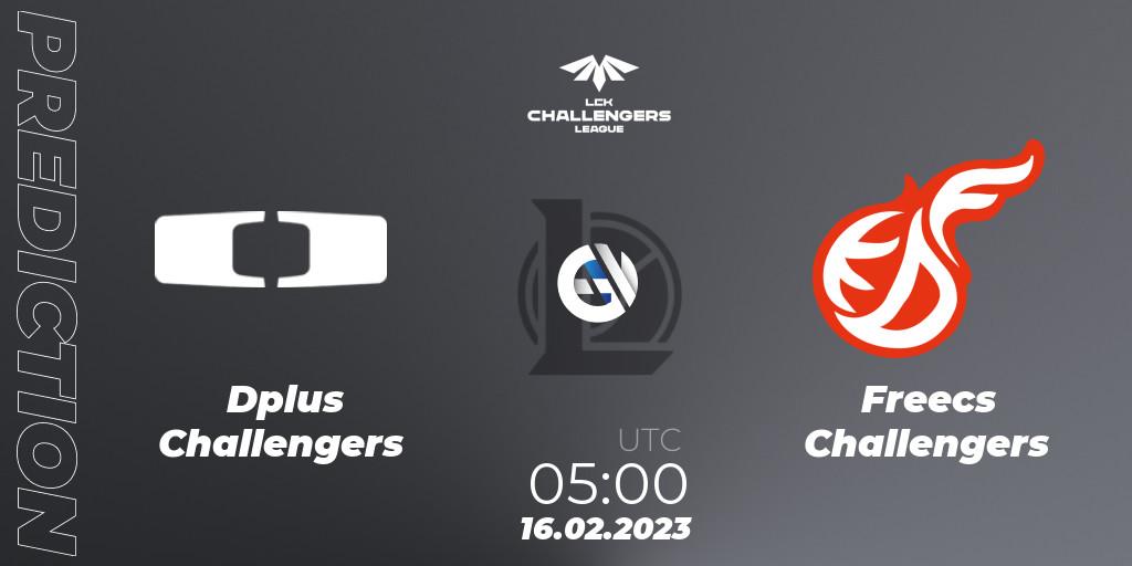 Pronósticos Dplus Challengers - Freecs Challengers. 16.02.23. LCK Challengers League 2023 Spring - LoL