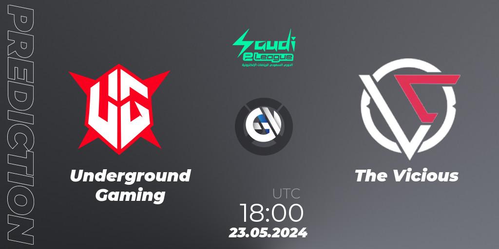 Pronósticos Underground Gaming - The Vicious. 23.05.2024 at 18:00. Saudi eLeague 2024 - Major 2 Phase 2 - Overwatch