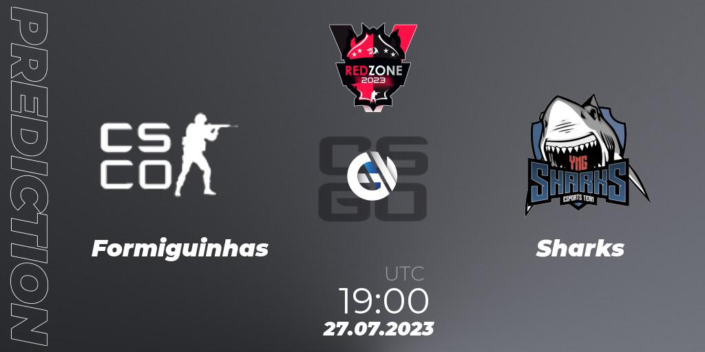 Pronósticos Formiguinhas - Sharks. 27.07.2023 at 19:00. RedZone PRO League Season 5 - Counter-Strike (CS2)
