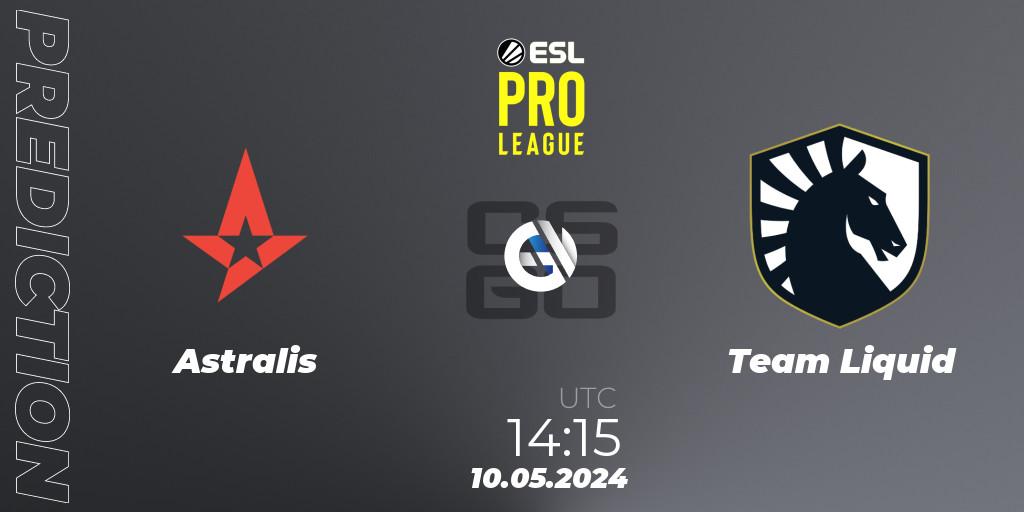 Pronósticos Astralis - Team Liquid. 10.05.24. ESL Pro League Season 19 - CS2 (CS:GO)