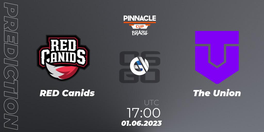 Pronósticos RED Canids - The Union. 01.06.23. Pinnacle Brazil Cup 1 - CS2 (CS:GO)