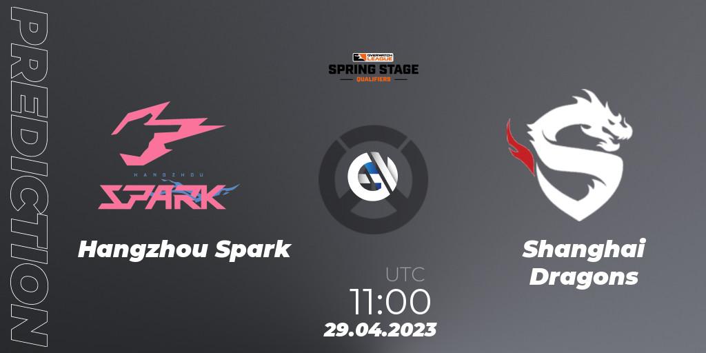 Pronósticos Hangzhou Spark - Shanghai Dragons. 29.04.23. OWL Stage Qualifiers Spring 2023 West - Overwatch