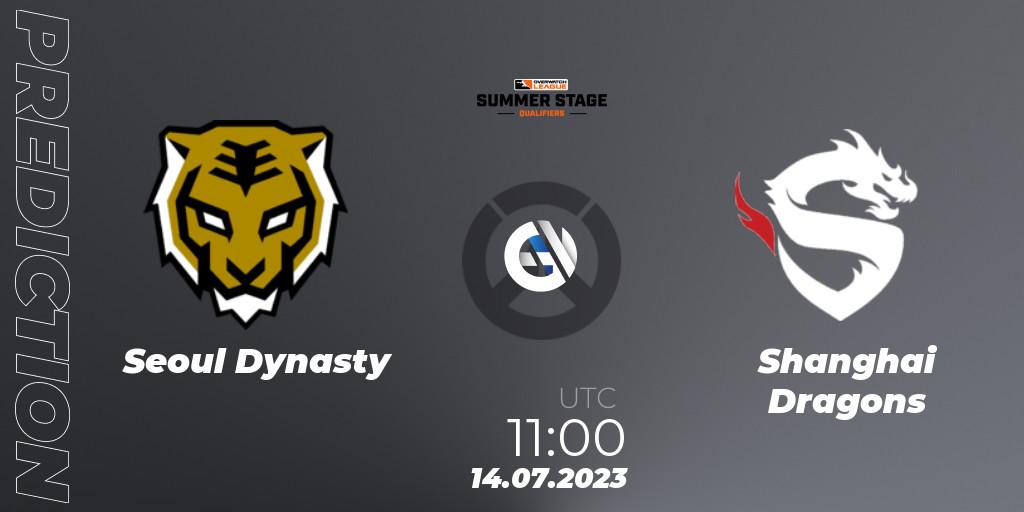 Pronósticos Seoul Dynasty - Shanghai Dragons. 14.07.23. Overwatch League 2023 - Summer Stage Qualifiers - Overwatch