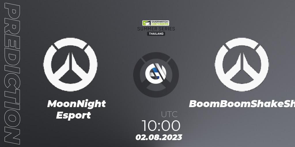 Pronósticos MoonNight Esport - BoomBoomShakeShake. 02.08.2023 at 10:00. Overwatch Contenders 2023 Summer Series: Thailand - Overwatch