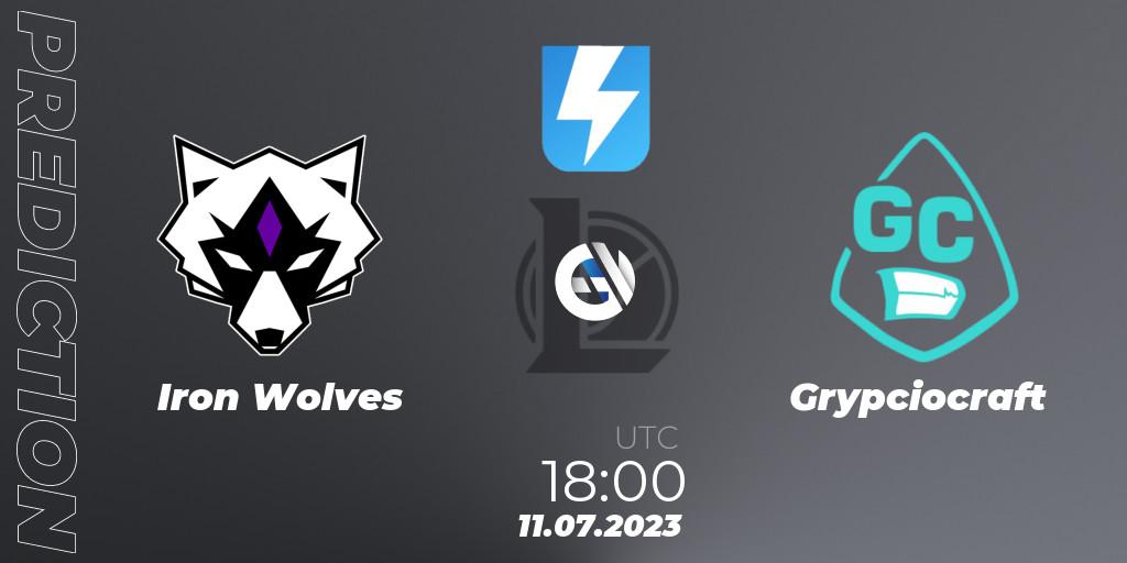 Pronósticos Iron Wolves - Grypciocraft. 31.05.2023 at 16:00. Ultraliga Season 10 2023 Regular Season - LoL