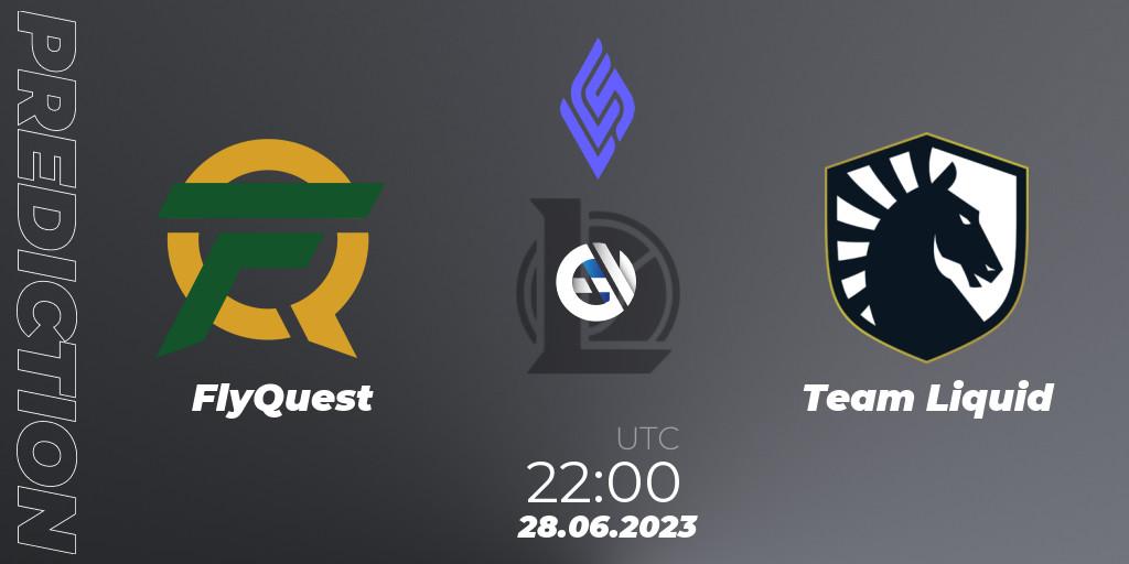 Pronósticos FlyQuest - Team Liquid. 28.06.23. LCS Summer 2023 - Group Stage - LoL