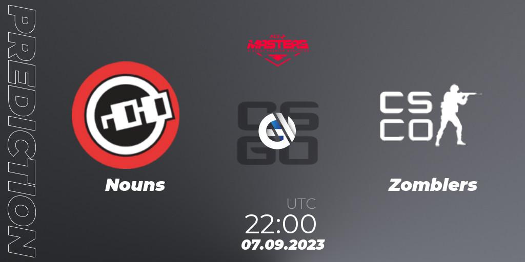 Pronósticos Nouns - Hound. 07.09.2023 at 22:00. Ace North American Masters Fall 2023 - BLAST Premier Qualifier - Counter-Strike (CS2)