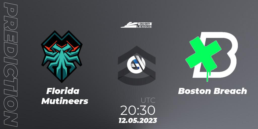 Pronósticos Florida Mutineers - Boston Breach. 12.05.2023 at 20:30. Call of Duty League 2023: Stage 5 Major Qualifiers - Call of Duty