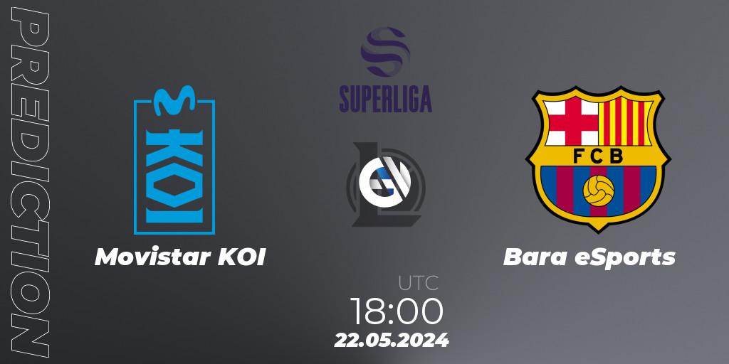 Pronósticos Movistar KOI - Barça eSports. 22.05.2024 at 18:00. LVP Superliga Summer 2024 - LoL