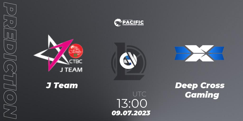 Pronósticos J Team - Deep Cross Gaming. 09.07.2023 at 13:00. PACIFIC Championship series Group Stage - LoL
