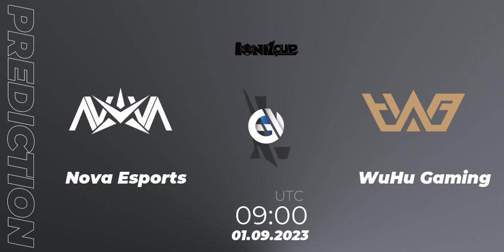 Pronósticos Nova Esports - WuHu Gaming. 01.09.2023 at 09:00. Ionia Cup 2023 - WRL CN Qualifiers - Wild Rift