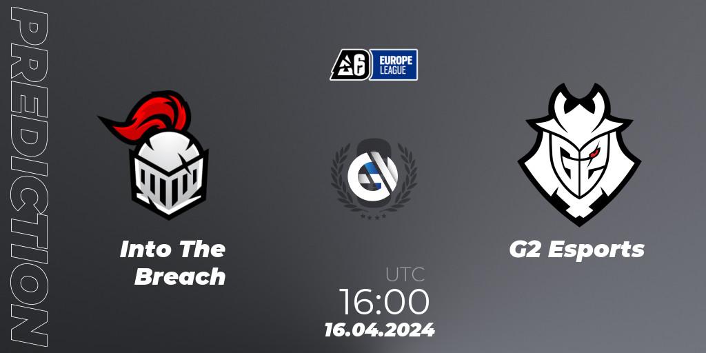 Pronósticos Into The Breach - G2 Esports. 16.04.24. Europe League 2024 - Stage 1 - Rainbow Six