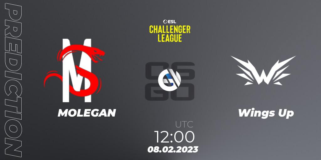 Pronósticos MOLEGAN - Wings Up. 08.02.23. ESL Challenger League Season 44: Asia-Pacific - CS2 (CS:GO)