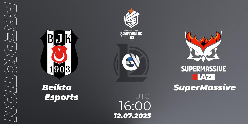 Pronósticos Beşiktaş Esports - SuperMassive. 13.07.2023 at 16:00. TCL Summer 2023 - Group Stage - LoL