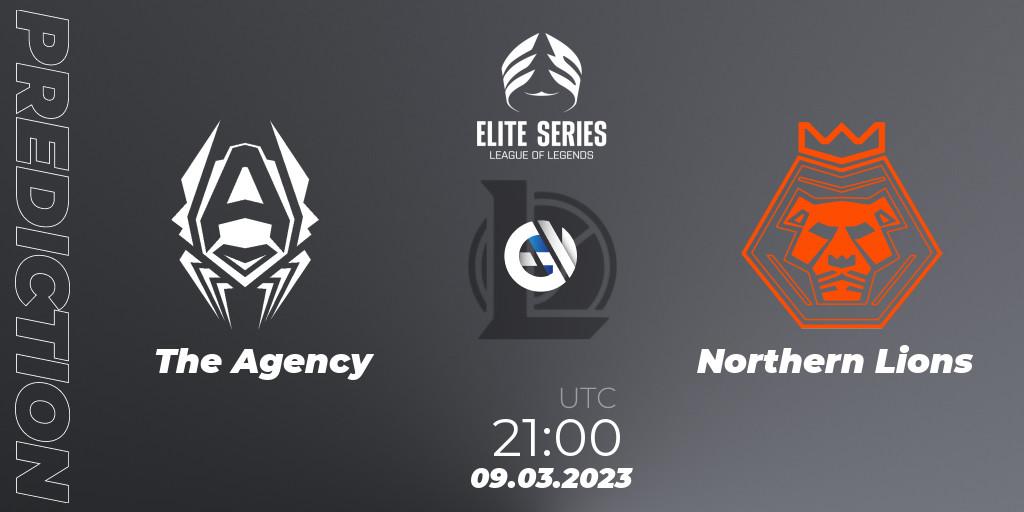 Pronósticos The Agency - Northern Lions. 14.02.23. Elite Series Spring 2023 - Group Stage - LoL