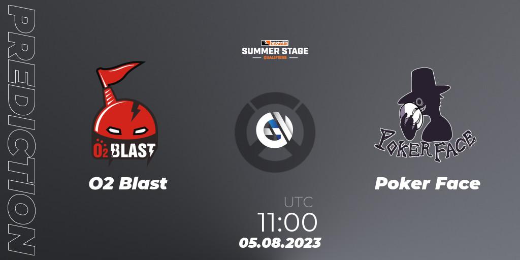 Pronósticos O2 Blast - Poker Face. 05.08.23. Overwatch League 2023 - Summer Stage Qualifiers - Overwatch