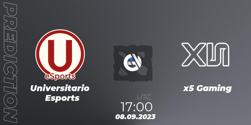 Pronósticos Universitario Esports - x5 Gaming. 08.09.2023 at 17:01. EPL World Series: America Season 7 - Dota 2