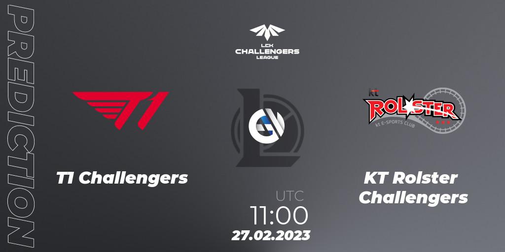 Pronósticos T1 Challengers - KT Rolster Challengers. 27.02.23. LCK Challengers League 2023 Spring - LoL