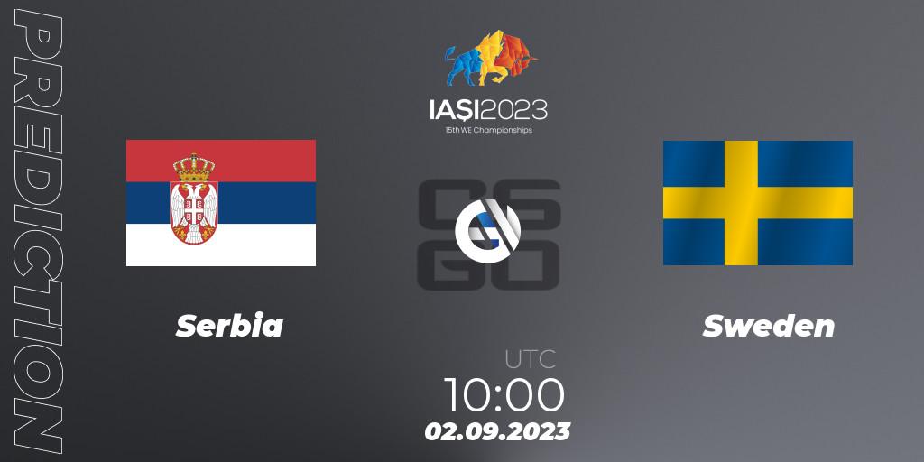 Pronósticos Serbia - Sweden. 02.09.2023 at 09:30. IESF World Esports Championship 2023 - Counter-Strike (CS2)
