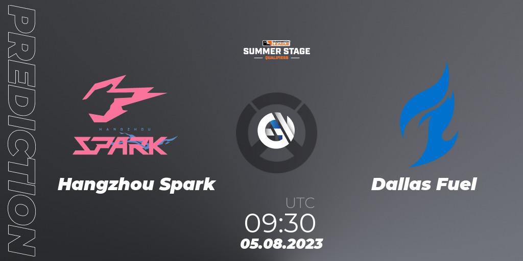 Pronósticos Hangzhou Spark - Dallas Fuel. 05.08.23. Overwatch League 2023 - Summer Stage Qualifiers - Overwatch
