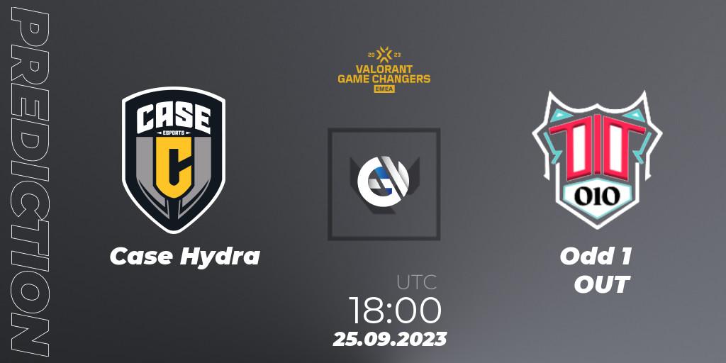 Pronósticos Case Hydra - Odd 1 OUT. 25.09.2023 at 18:00. VCT 2023: Game Changers EMEA Stage 3 - Group Stage - VALORANT